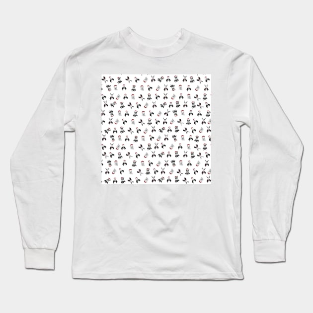 Xmas Pattern Long Sleeve T-Shirt by soltib